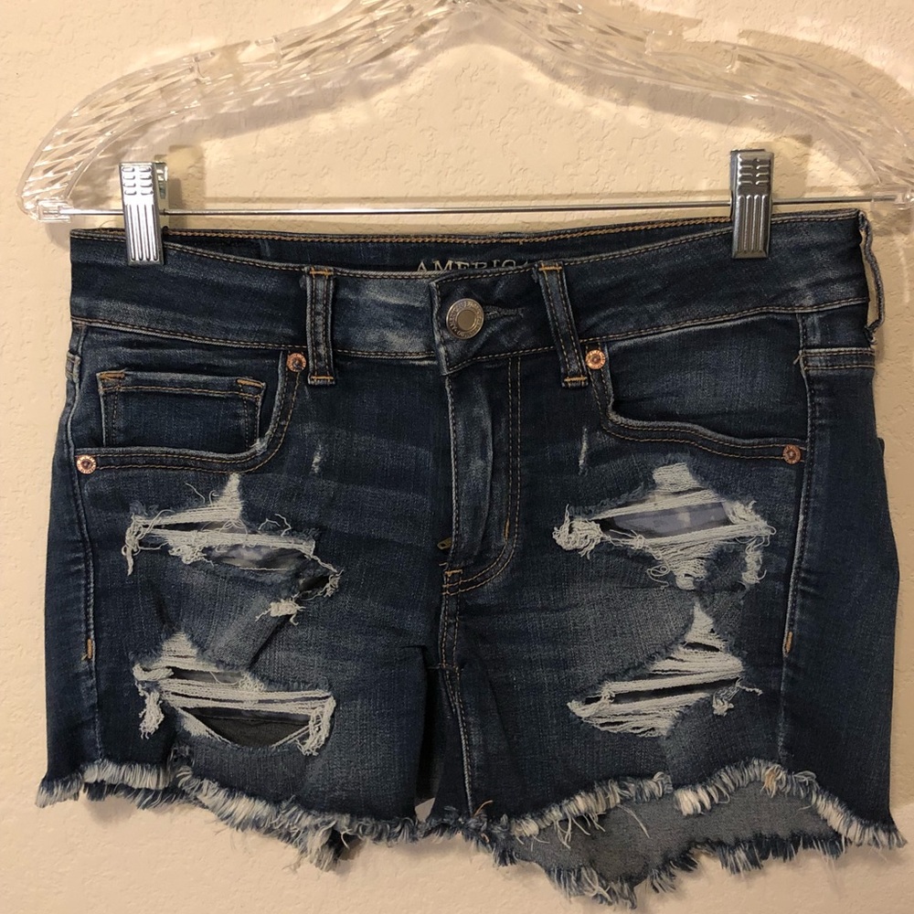 Denim shorts